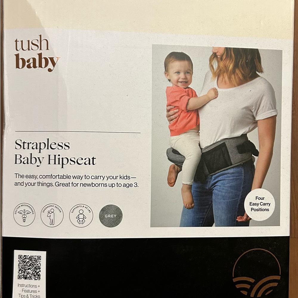 Tush Baby Strapless Baby Hipseat